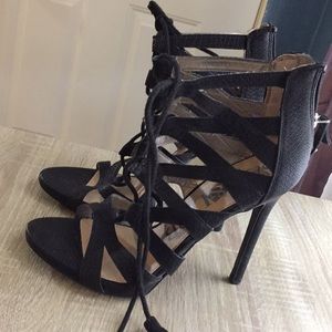 SAM & Libby strappy high heel sandals.